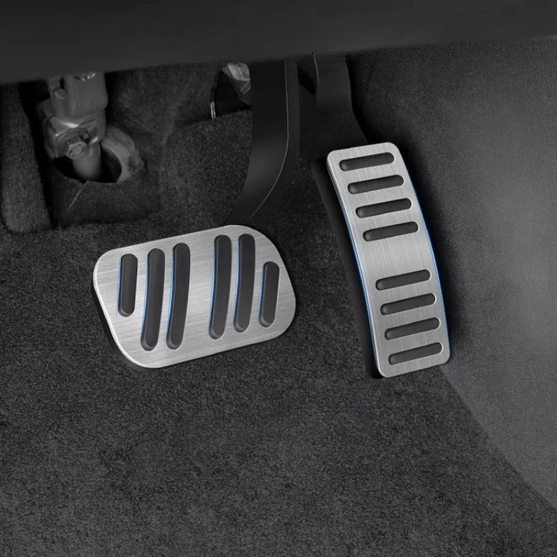 Brushed Aluminum Performance Pedals for BYD Atto 2 - Image 4