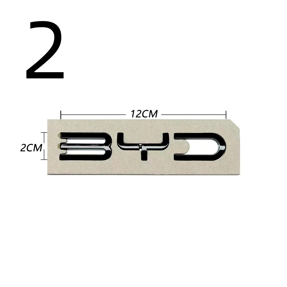 BYD Rear Bumper Glossy Black Badges LOGO - Image 4