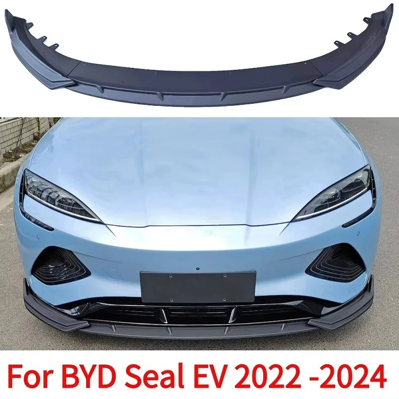 Front Bumper Lip Front Spoiler for BYD Seal - Image 3