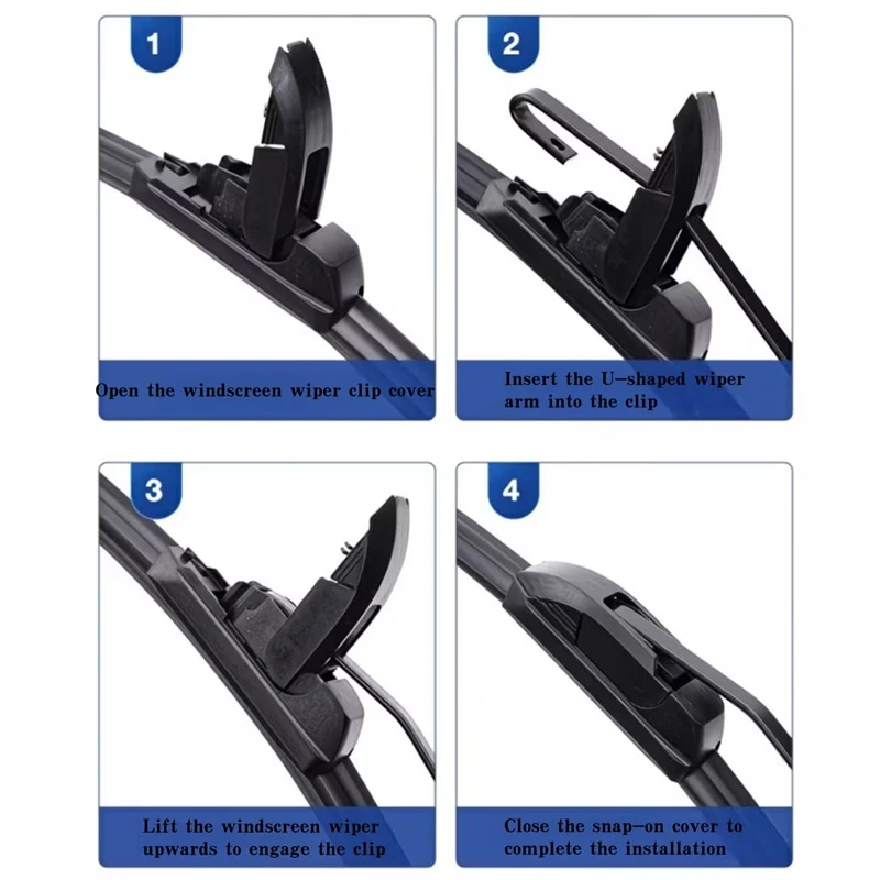 Front Windshield Wiper (2 Pcs) for BYD Seal U/Sealion 6 - Image 9